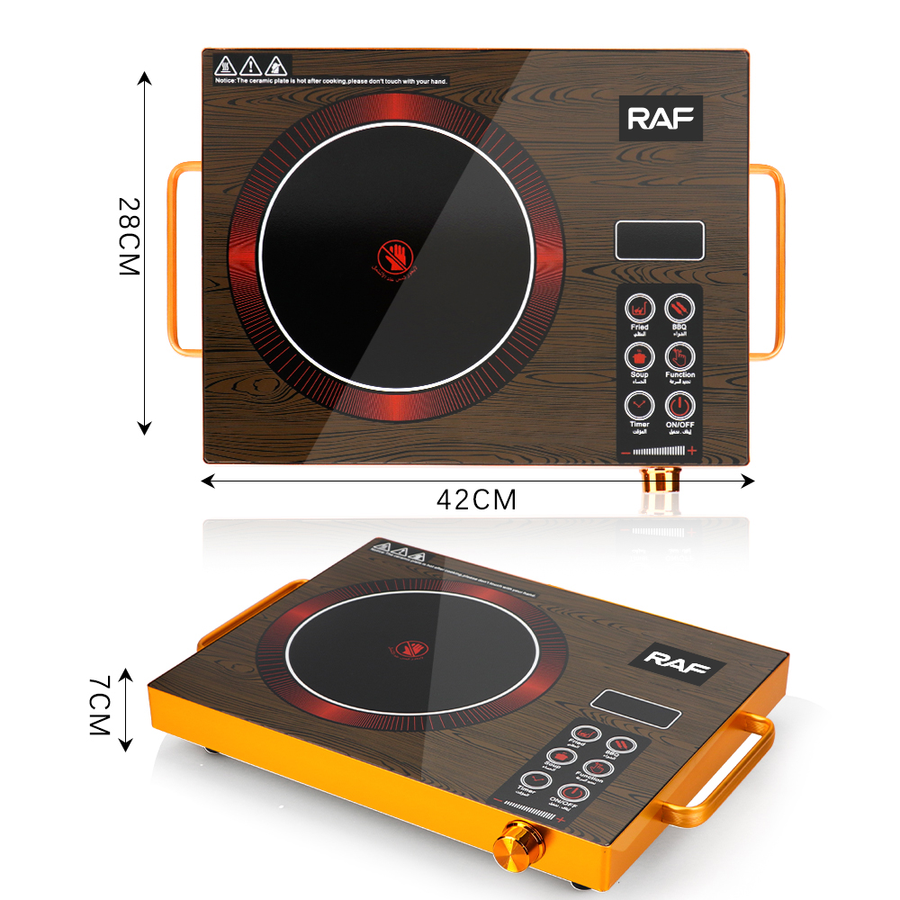 Cross-border European-style household high-power smart electric ceramic stove, multi-functional stir-frying light wave energy-saving induction cooker 3500W Item Picture