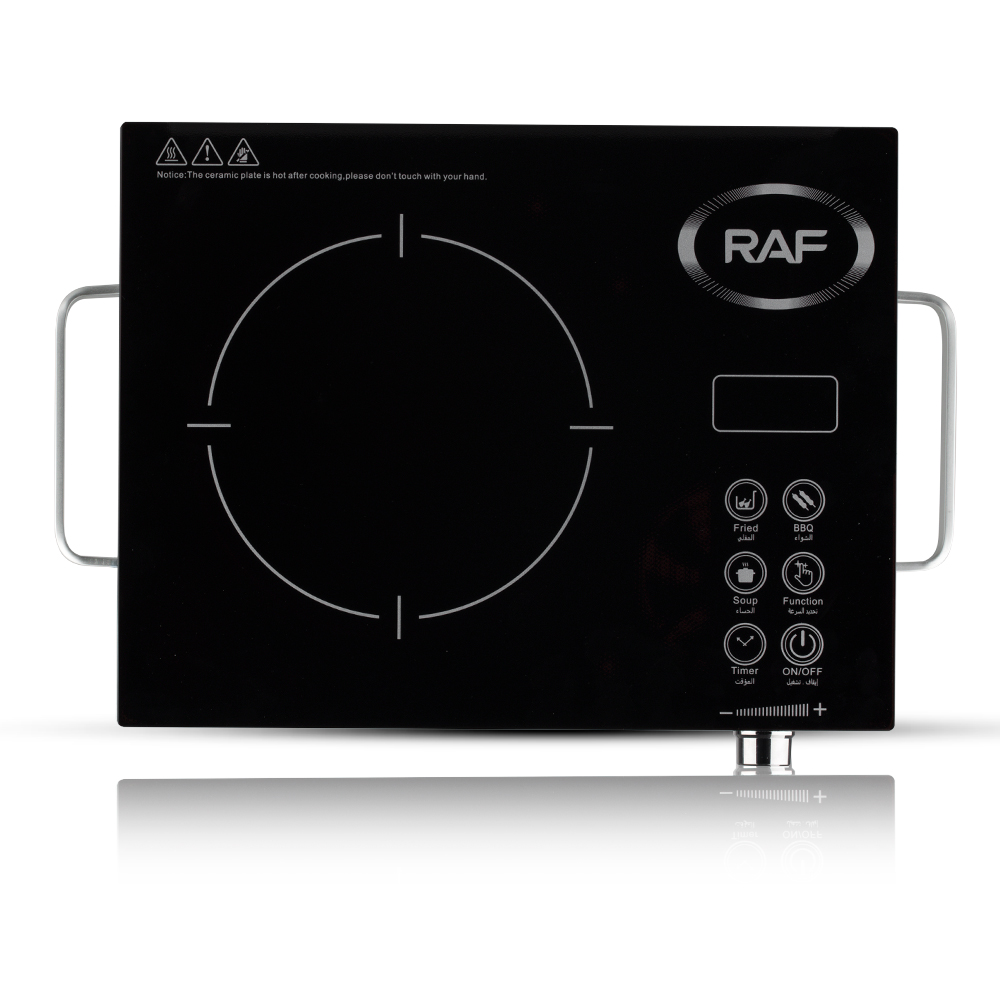 Multi-functional high-power electric ceramic stove, touch-type intelligent household induction cooker, black export induction cooker Item Picture