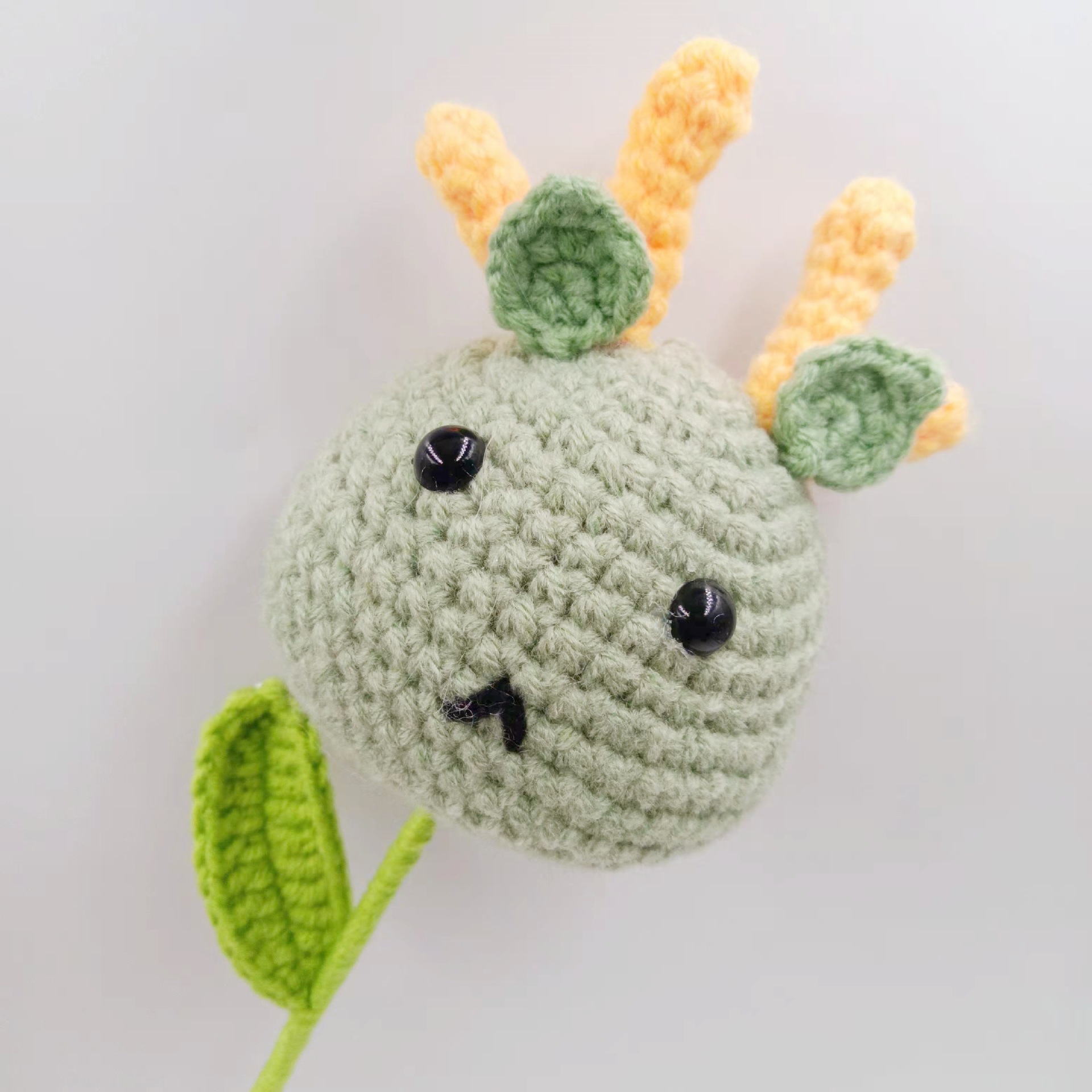 2024龙年毛线钩针小龙人花束成品 手工编织卡通玩偶创意礼物批发细节图