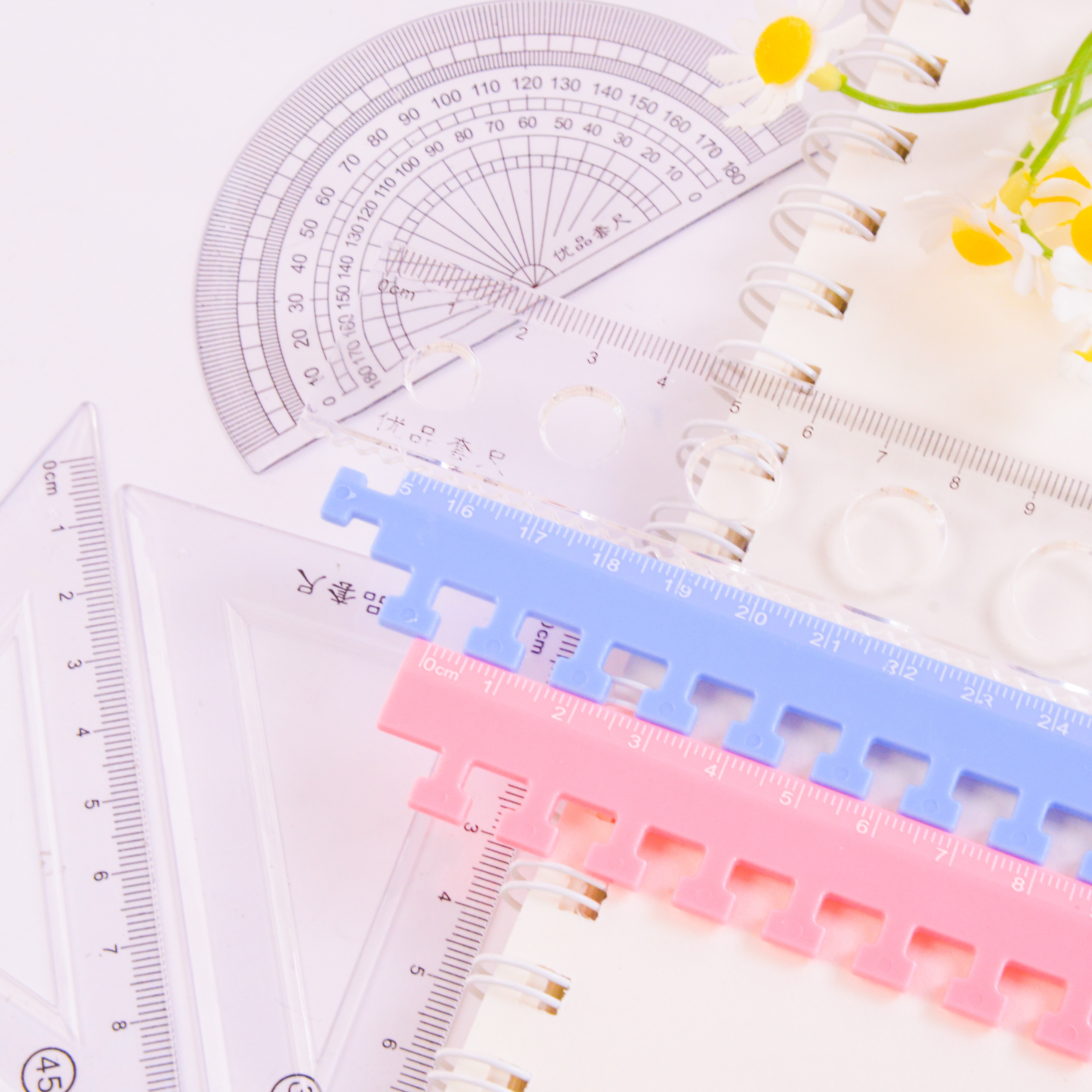 Student supplies stationery 6-piece set, complete set of cartoon style stationery for junior high school, primary school and senior high school students, essential stationery for office and study, stationery set, student supplies, student supplies Item Picture