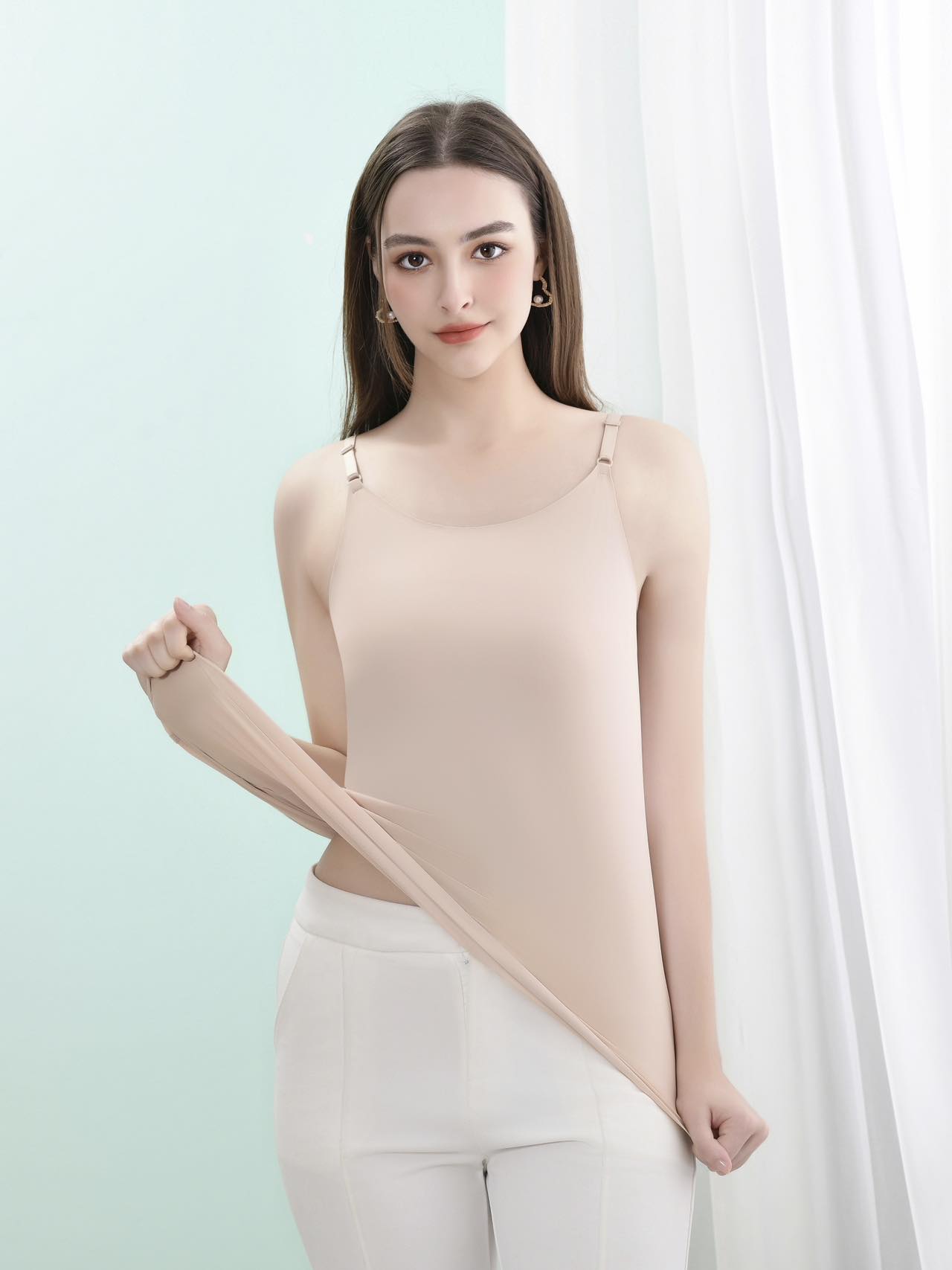 女士背心实物图