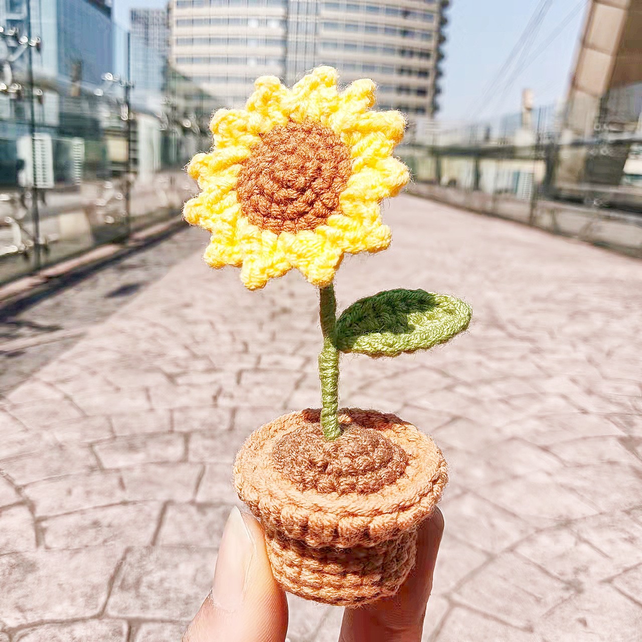 盆栽/雨花石/仿真迎客松细节图