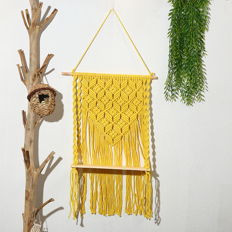 New Bohemian Style Tapestry Hand-Woven Wall Hanging Decorative Wall Cloth Hanging Picture Electricity Meter Box Block Hanging Cloth