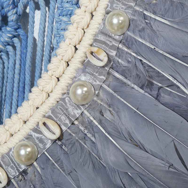 New Bohemian Style Tapestry Hand-Woven Wall Hanging Decorative Wall Cloth Hanging Picture Electricity Meter Box Block Hanging Cloth Item Picture