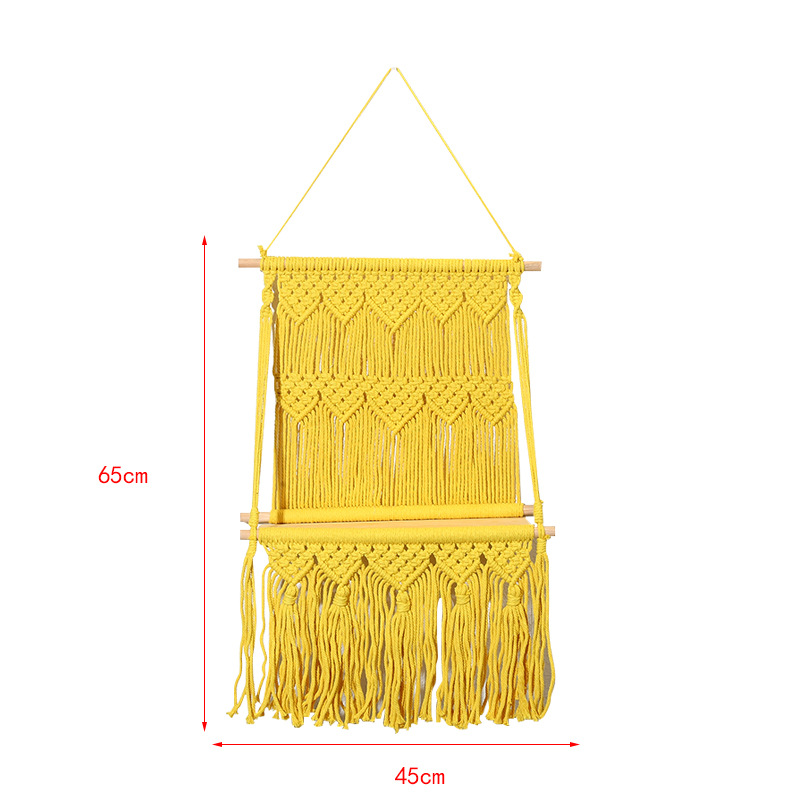 New Bohemian Style Tapestry Hand-Woven Wall Hanging Decorative Wall Cloth Hanging Picture Electricity Meter Box Block Hanging Cloth Specification drawing