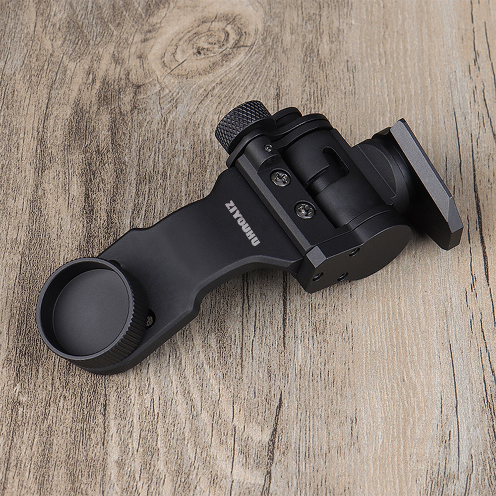 Free Tiger PVS-ZJ Night Vision Device Stand, PVS-14 J arm stand, night vision device curved arm stand, aluminum alloy dovetail Item Picture