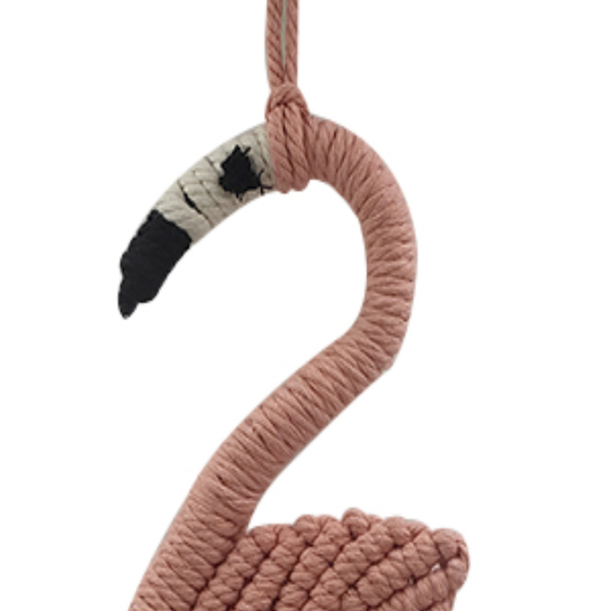 New Nordic Wind Cotton Rope Hand-Woven Tapestry Home Decoration Children's Room Flamingo Living Room Background Wall Hanging Ornaments Item Picture