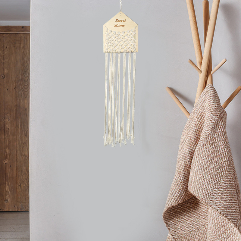 Bohemian Style Tapestry Hand-Woven Wall Hanging Decoration Wall Cloth Hanging Picture Electricity Meter Box Shelter Hanging Cloth Specification drawing