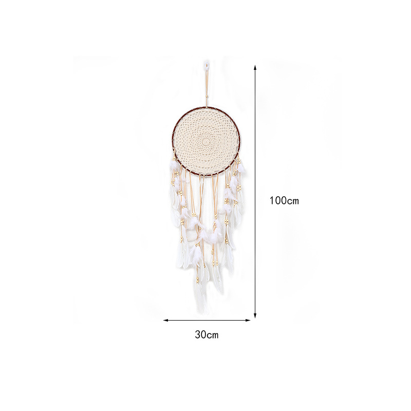 Bohemian Hand-Woven Decorative Tapestry Woven Print Dreamcatcher Background Wall Living Room Bed Wall Blanket Wholesale Application Scenario