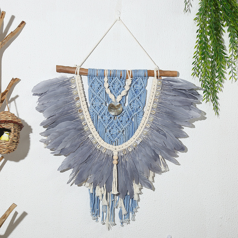 New Bohemian Style Tapestry Hand-Woven Wall Hanging Decorative Wall Cloth Hanging Picture Electricity Meter Box Block Hanging Cloth