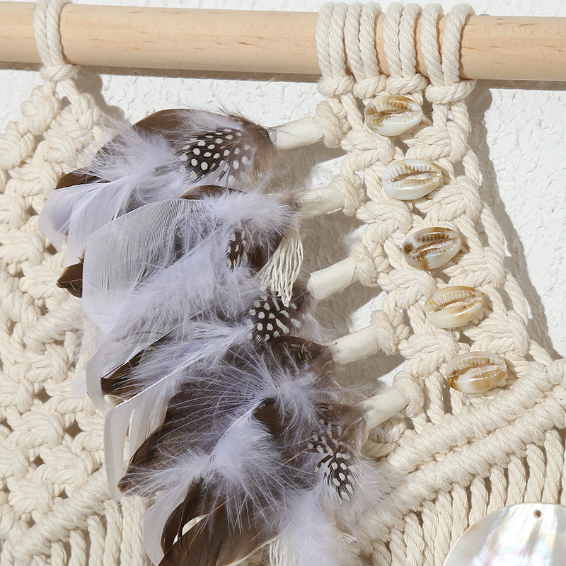 New Bohemian Style Tapestry Hand-Woven Wall Hanging Decorative Wall Cloth Hanging Picture Electricity Meter Box Block Hanging Cloth details Picture