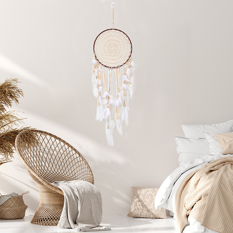 Bohemian Hand-Woven Decorative Tapestry Woven Print Dreamcatcher Background Wall Living Room Bed Wall Blanket Wholesale details Picture