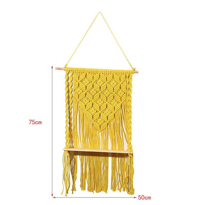 New Bohemian Style Tapestry Hand-Woven Wall Hanging Decorative Wall Cloth Hanging Picture Electricity Meter Box Block Hanging Cloth Item Picture