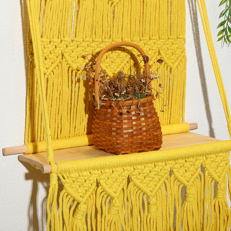 New Bohemian Style Tapestry Hand-Woven Wall Hanging Decorative Wall Cloth Hanging Picture Electricity Meter Box Block Hanging Cloth details Picture