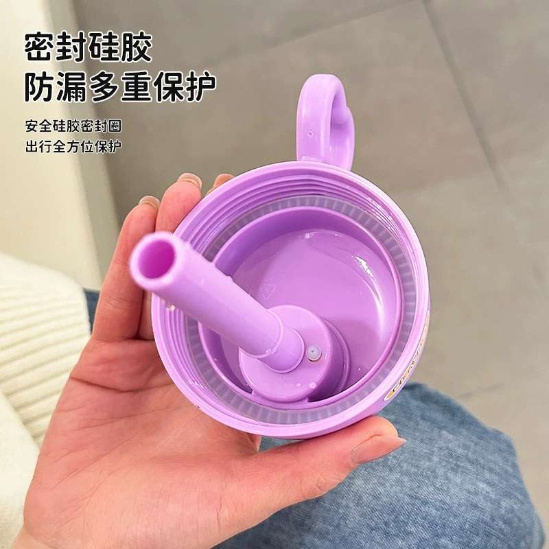 H185- Showerhead, heart-shaped plastic Cup, couple water cup, high appearance level, Straw water cup, diagon-span portable leak-proof cup, Water Cup, Children's Summer Cute Cup, Plastic Cup detail image 9