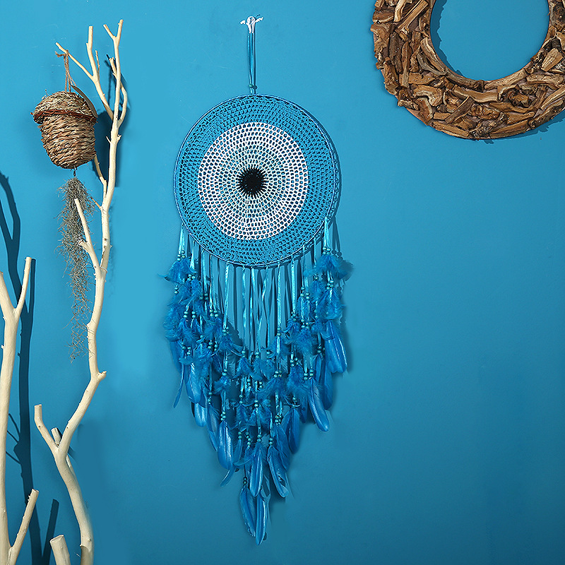 Bohemian Hand-Woven Decorative Tapestry Woven Print Dreamcatcher Background Wall Living Room Bed Wall Blanket Wholesale Specification drawing