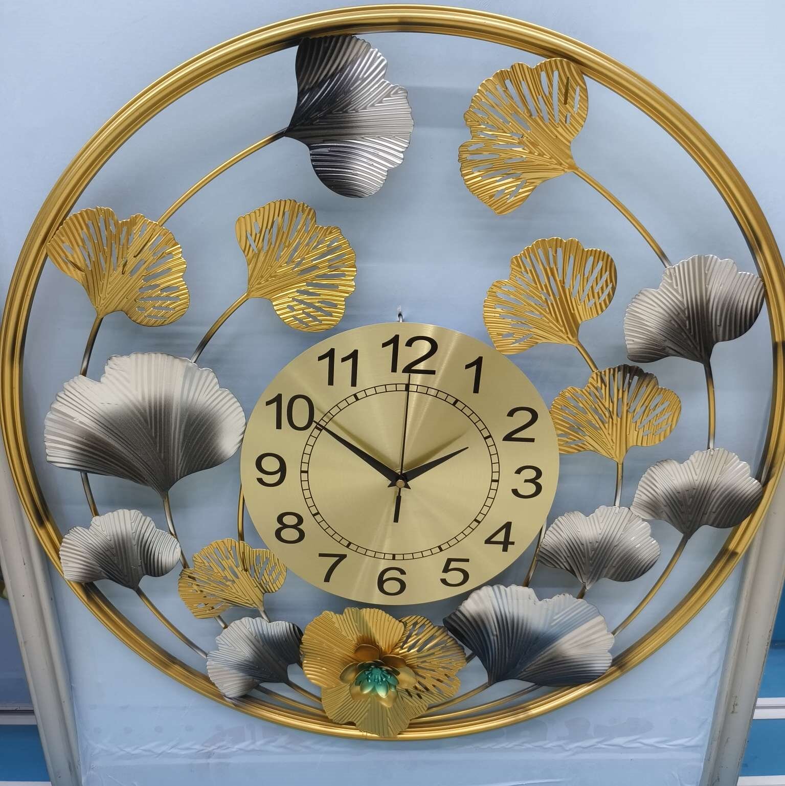 新款简约创意中东铁艺挂饰钟表家居饰品厂家批发