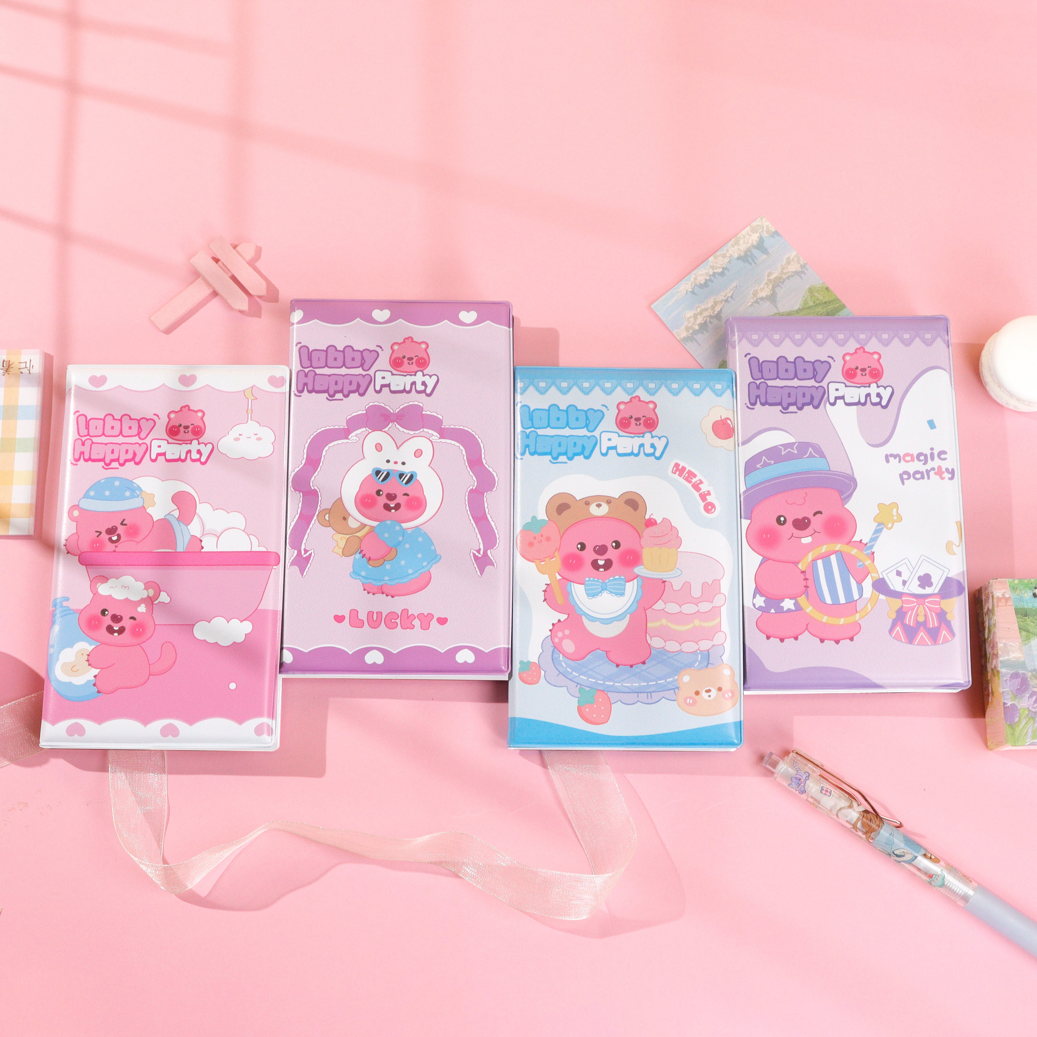 Factory direct sale XX-0860 Menglulu Pocket Decompression Notebook 64K Cute Cartoon Diary