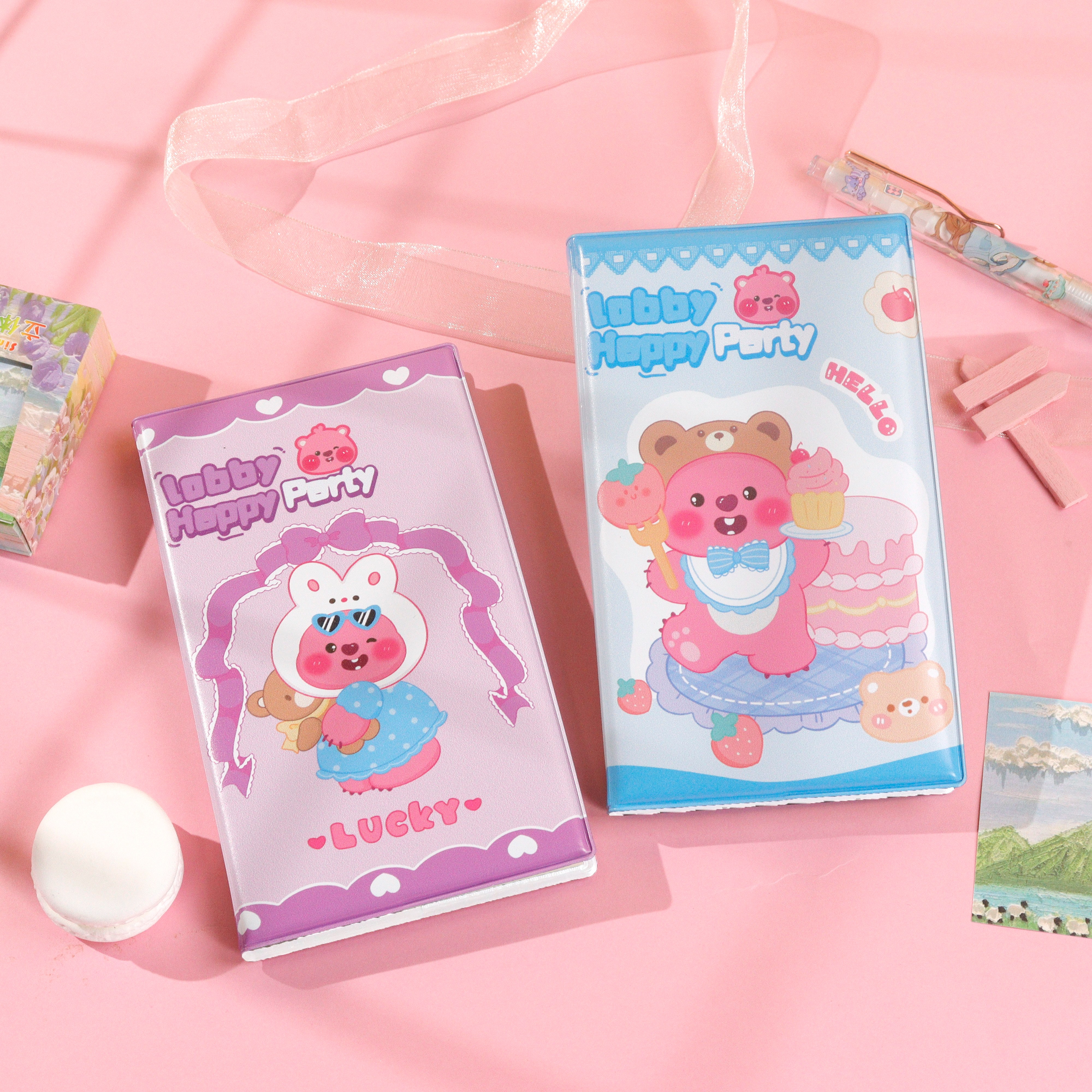 Factory direct sale XX-0860 Menglulu Pocket Decompression Notebook 64K Cute Cartoon Diary Item Picture