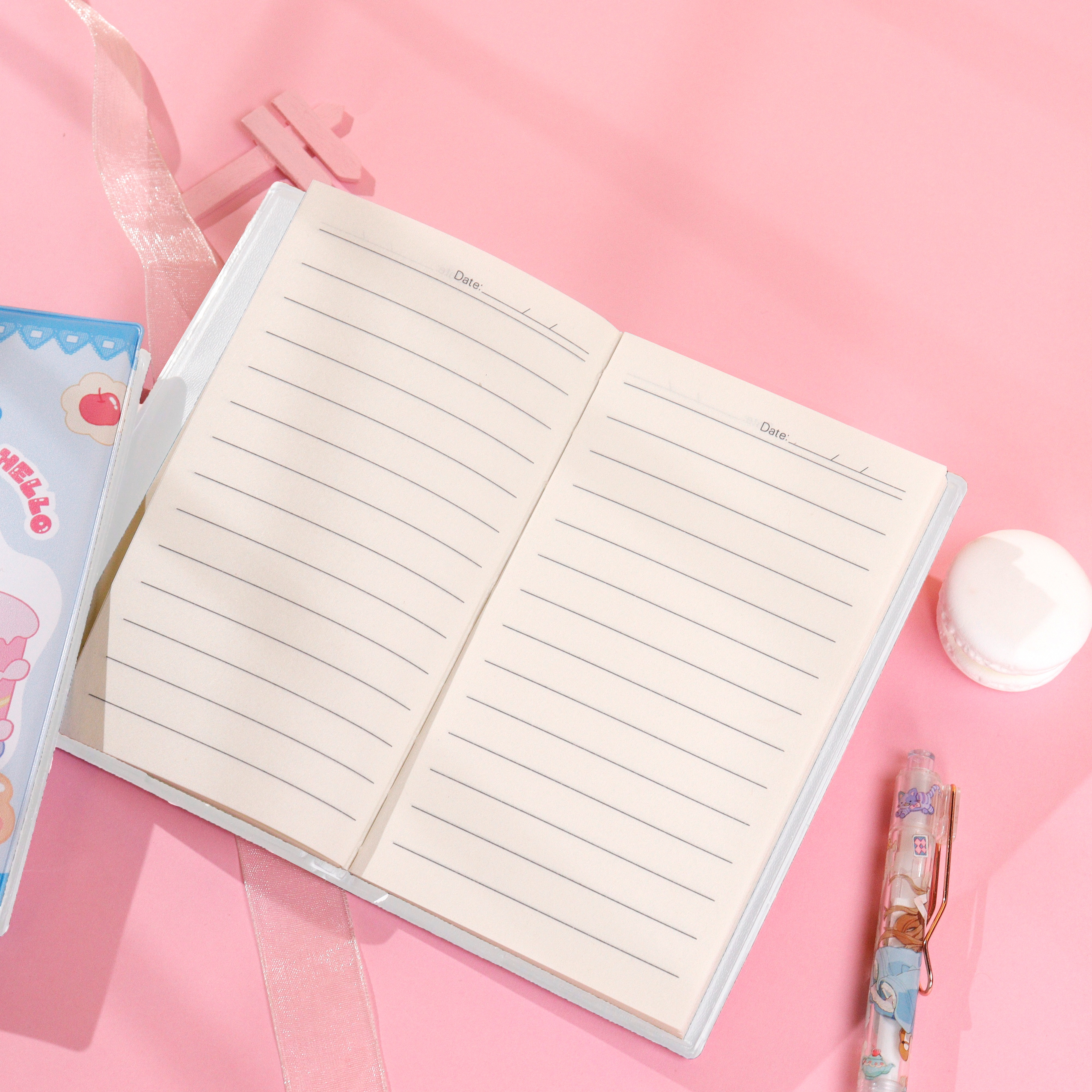 Factory direct sale XX-0860 Menglulu Pocket Decompression Notebook 64K Cute Cartoon Diary Application Scenario
