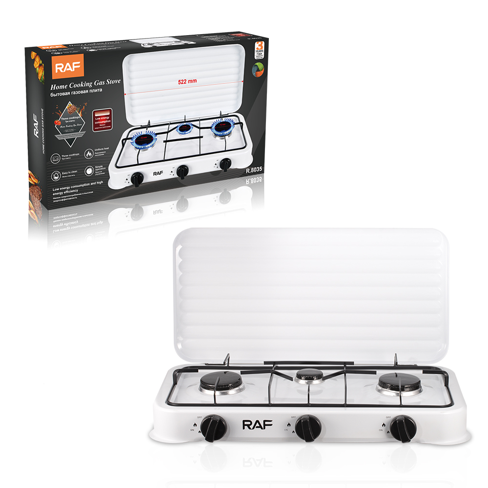 RAF cross-border foreign trade export European-style stoves, multi-head stoves, three-head simple European-style gas stoves details Picture