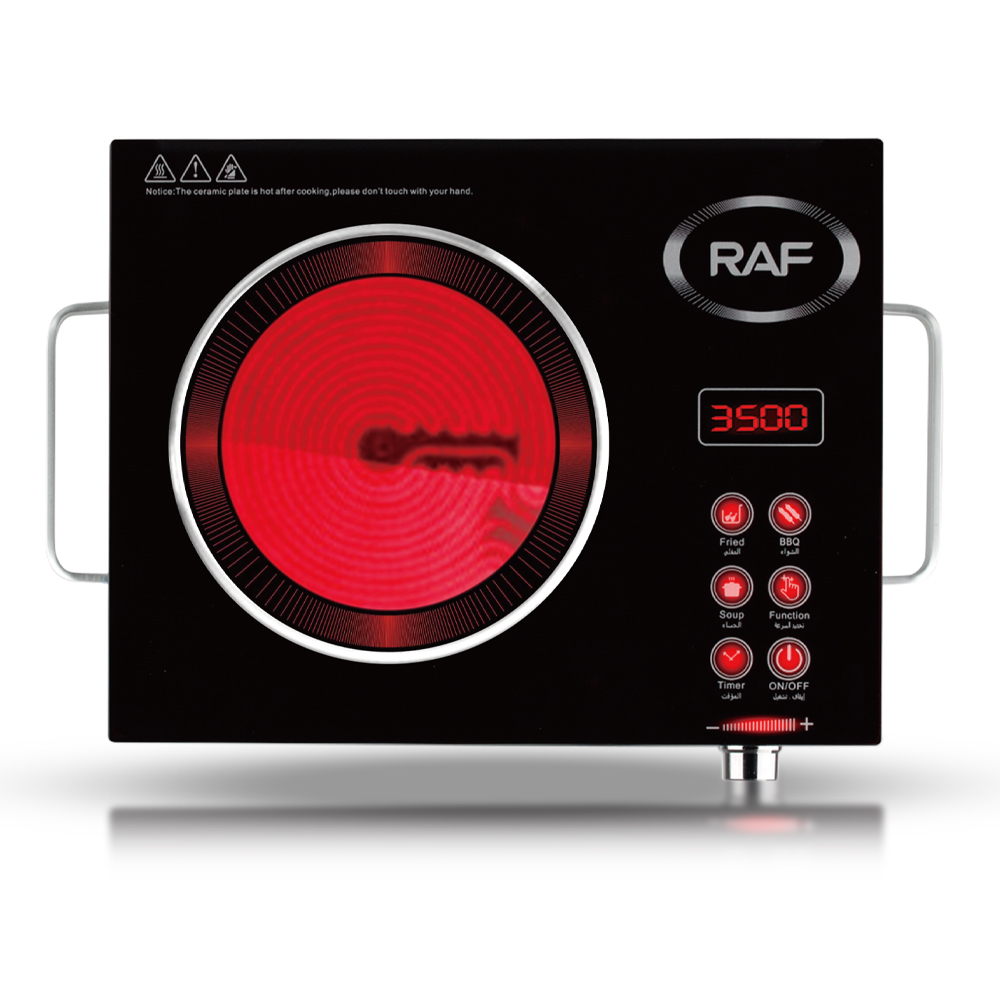 RAF European standard electric ceramic stove, household multi-functional high-power stir-frying hot pot, light wave induction cooker, desktop electric stove Application Scenario