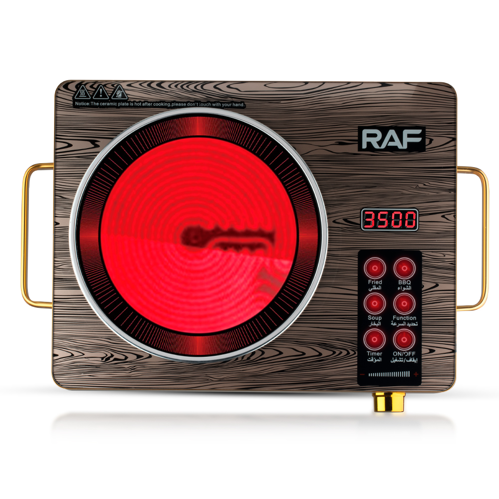 RAF European standard electric ceramic stove, household multi-functional high-power stir-frying hot pot, light wave induction cooker, countertop electric stove R.8029 Specification image