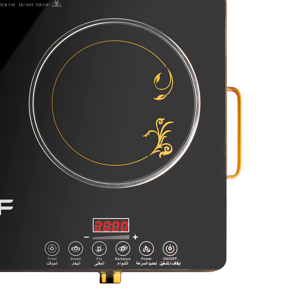 RAF双头双灶电陶炉家用厂家电陶炉三眼红外台式大功率多头炉详情5