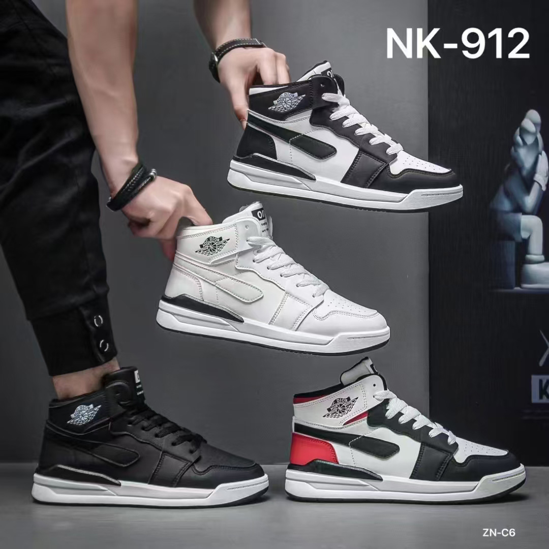 外贸新款时尚休闲板鞋跨境男士潮流浅口低帮单鞋简约运动鞋