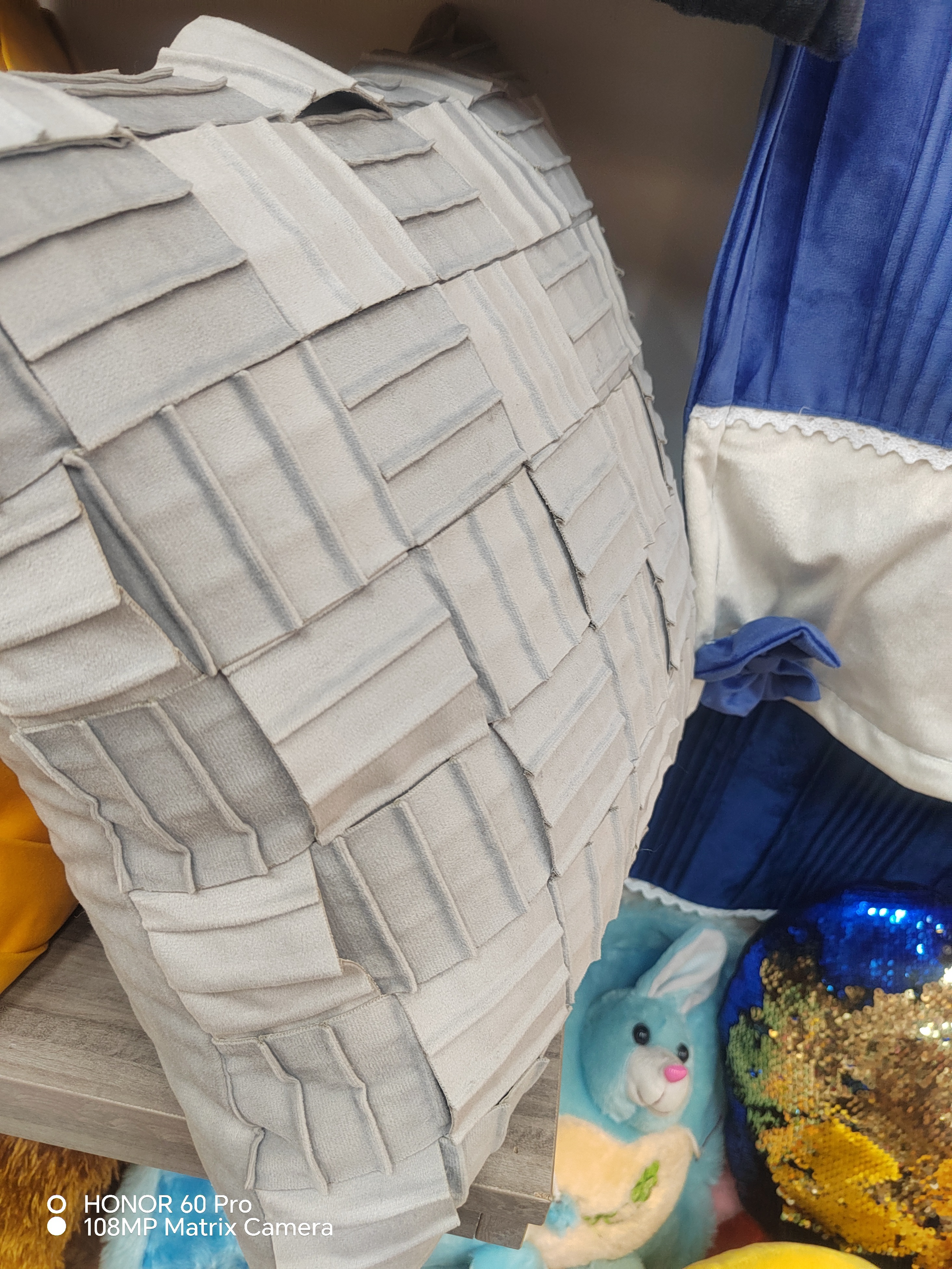 灰色破条形枕套厂家直销批发