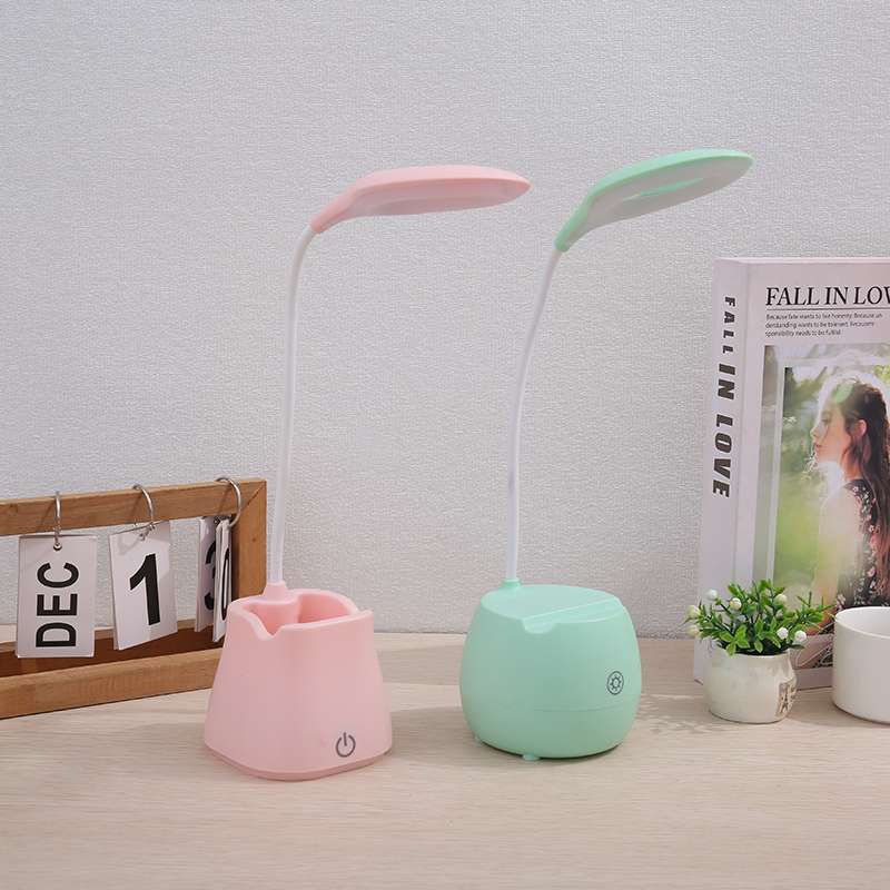 Wholesale usb charging bedside desk led table lamp, children's reading lamp, dormitory study folding student small table lamp, eye-protecting table lamp, table lamp for children 2024 cartoon