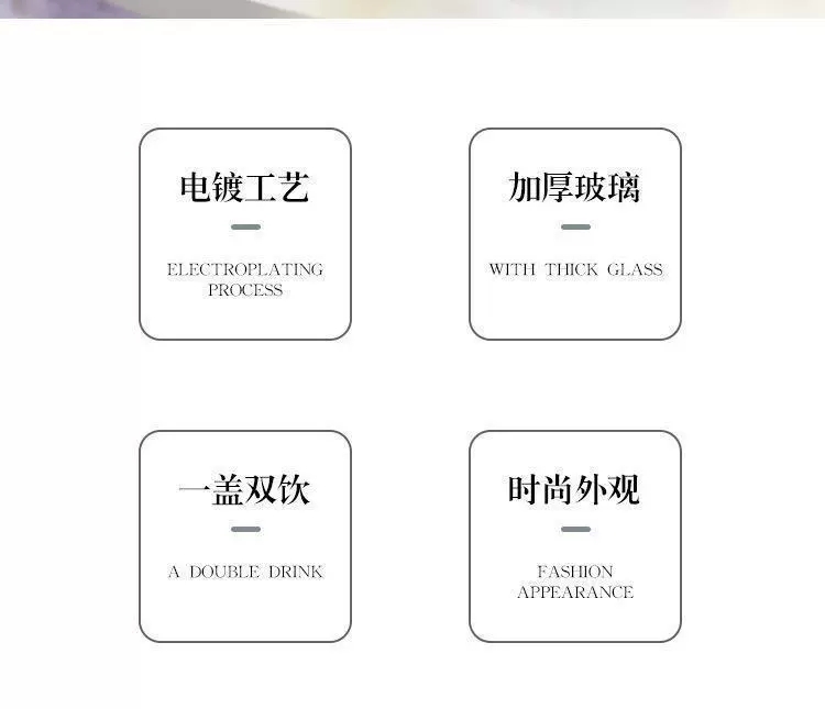 Y204-炫彩蜂窝条纹杯玻璃杯咖啡杯吸管杯办公室喝水杯子随行杯玻璃杯详情图4