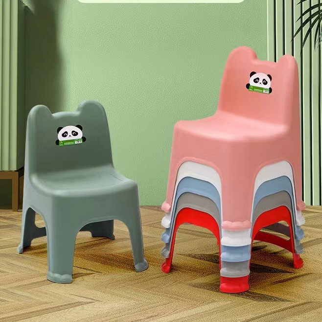 Y211-1088可爱懒人家用儿童靠背椅质量优质家庭采用人体工学椅子塑料凳家用凳子详情图7