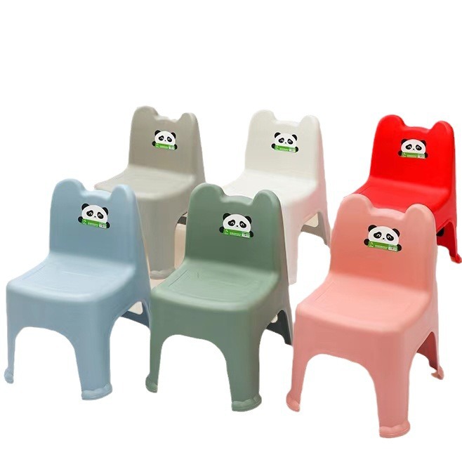 Y211-1088可爱懒人家用儿童靠背椅质量优质家庭采用人体工学椅子塑料凳家用凳子详情图8