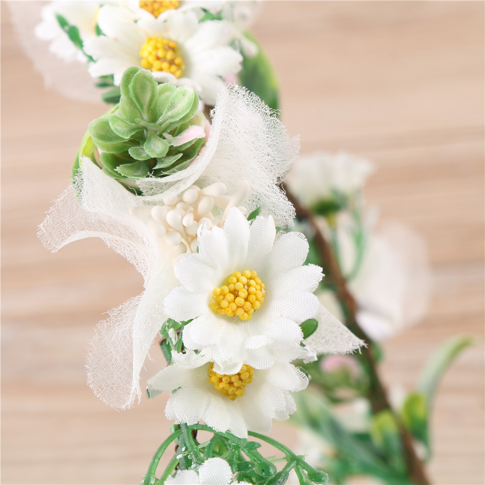 Yiwu factory Jialan's new fresh Daisy wreath, simple princess sweet hair band, travel photo prop wreath Application Scenario