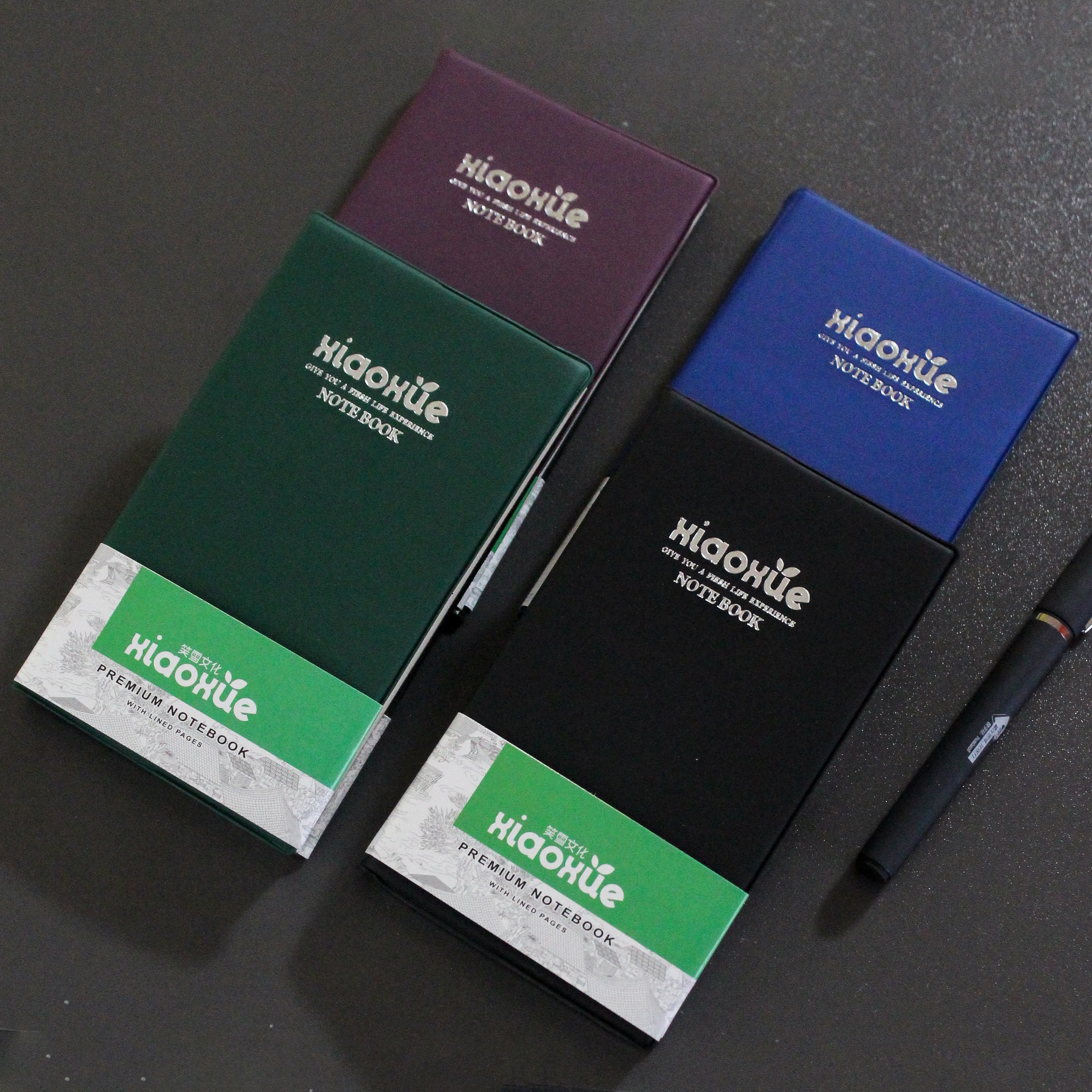 Factory direct sales of XX-0760 64k leather notebook notebook, 64K stationery wholesale, business 64K thickened notebook notebook, simple and high appearance level notebook Application Scenario