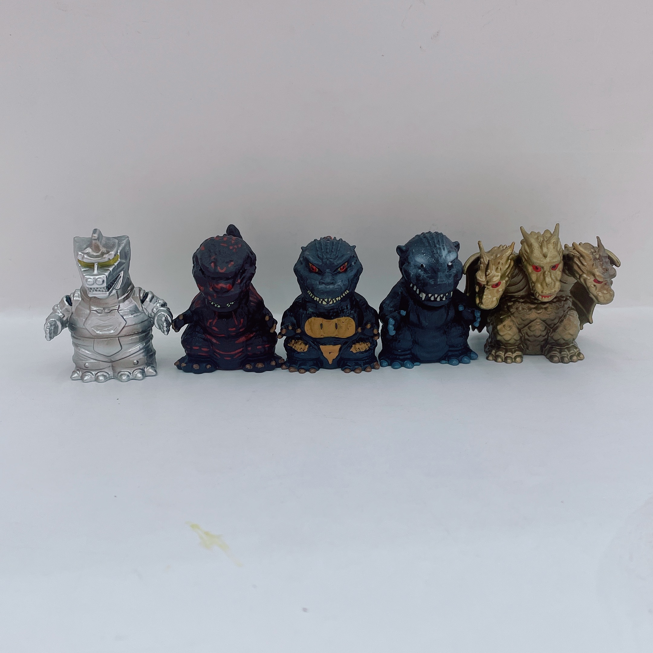 Godzilla finger cots, Godzilla dinosaur figurines, car desktop models, decorative toys pic 1