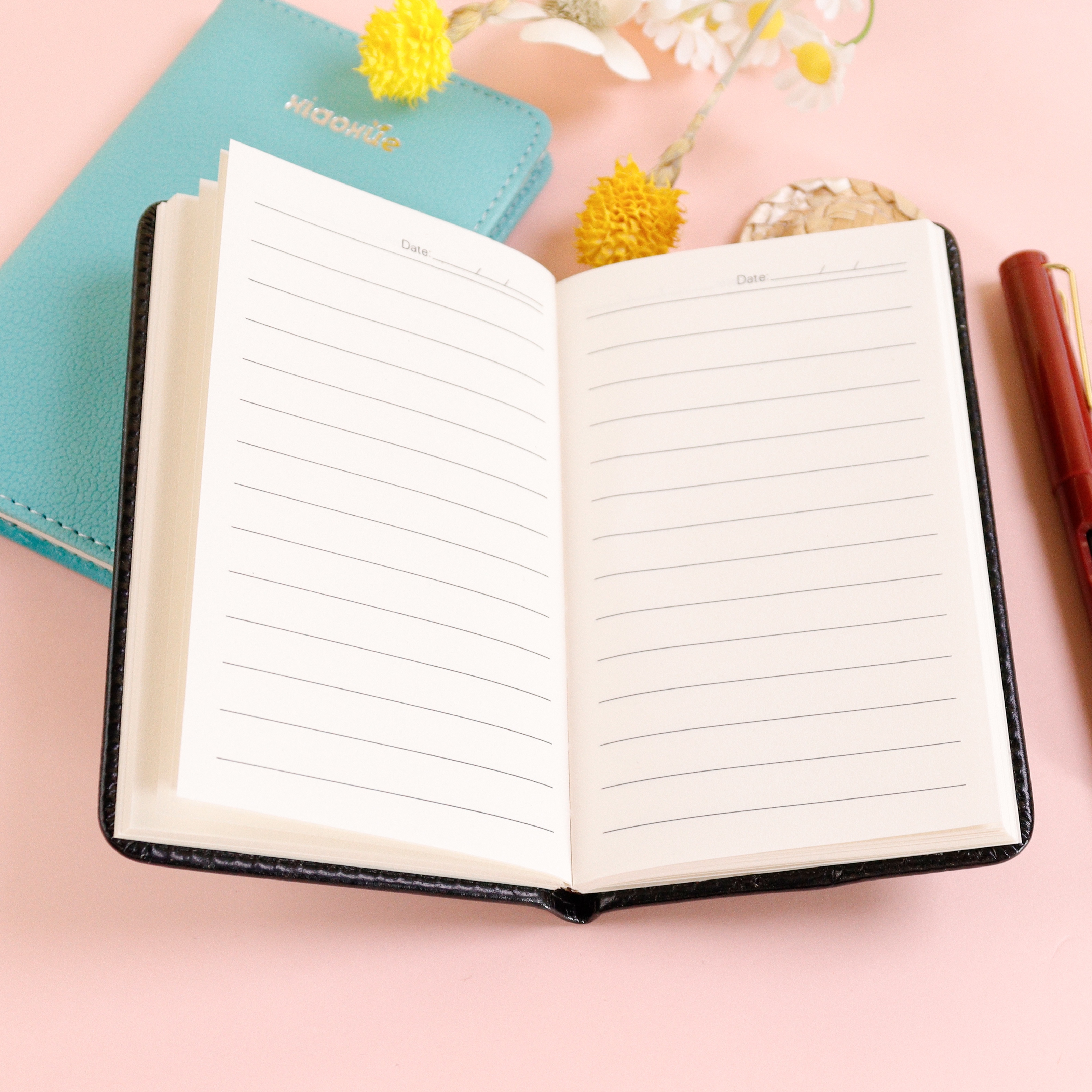 Factory direct sales of XX-0660 64k leather notebook notebook, 64K stationery wholesale, business 64K thickened notebook notebook, simple and high appearance level notebook details Picture