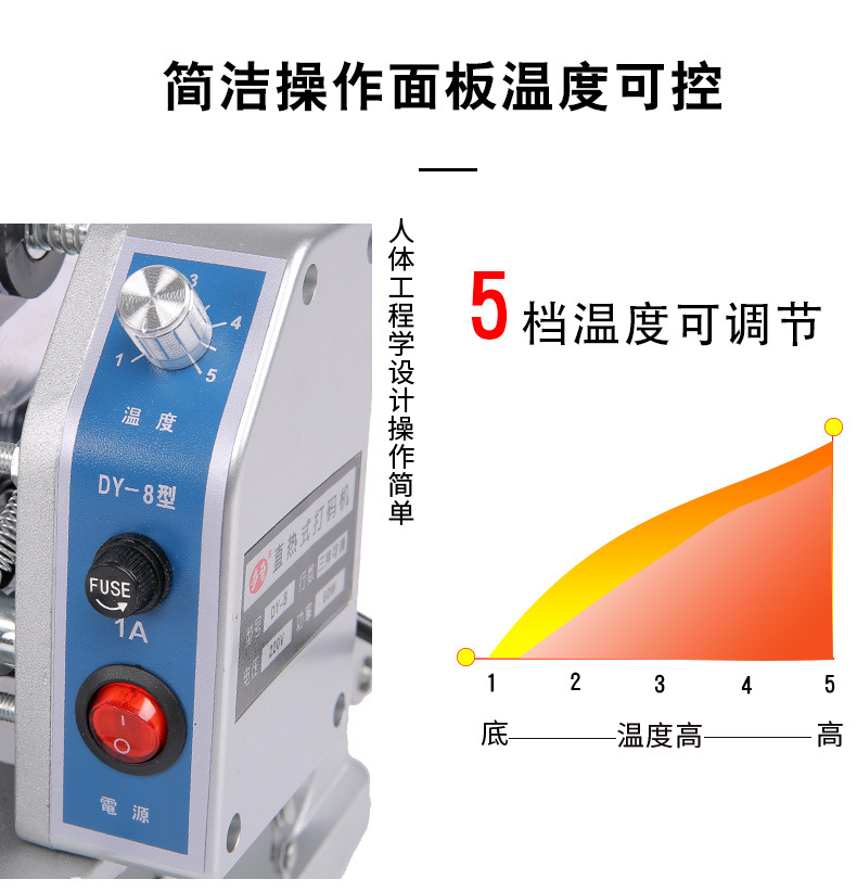 自动小型色带打码器 手持喷码机打印价格生产日期批号打码机详情3