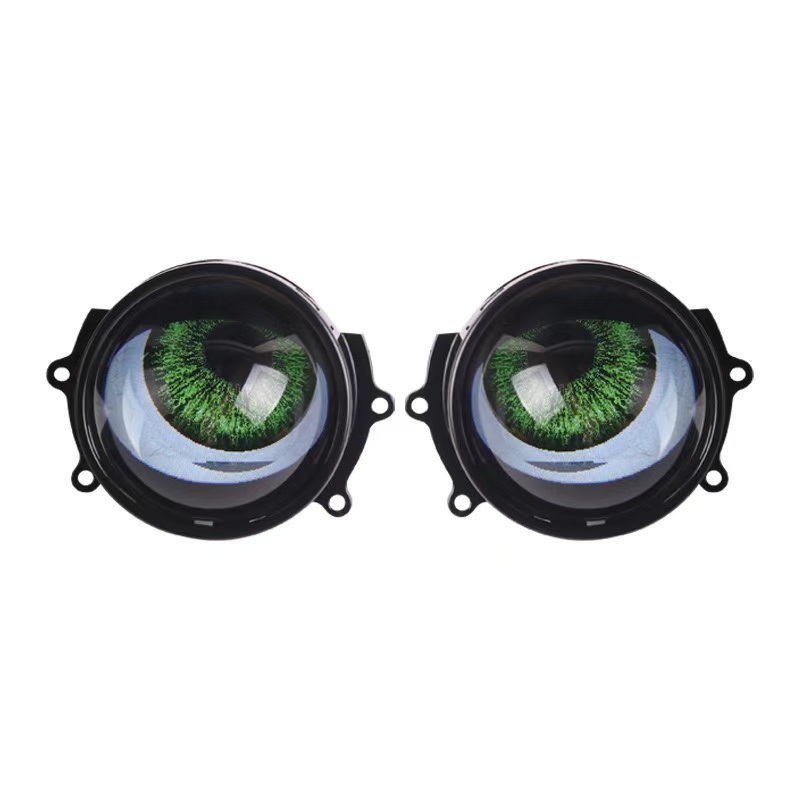 New car dynamic Devil Eye LED lens modified lamp 3-inch 12V multi-mode fog lamp Item Picture