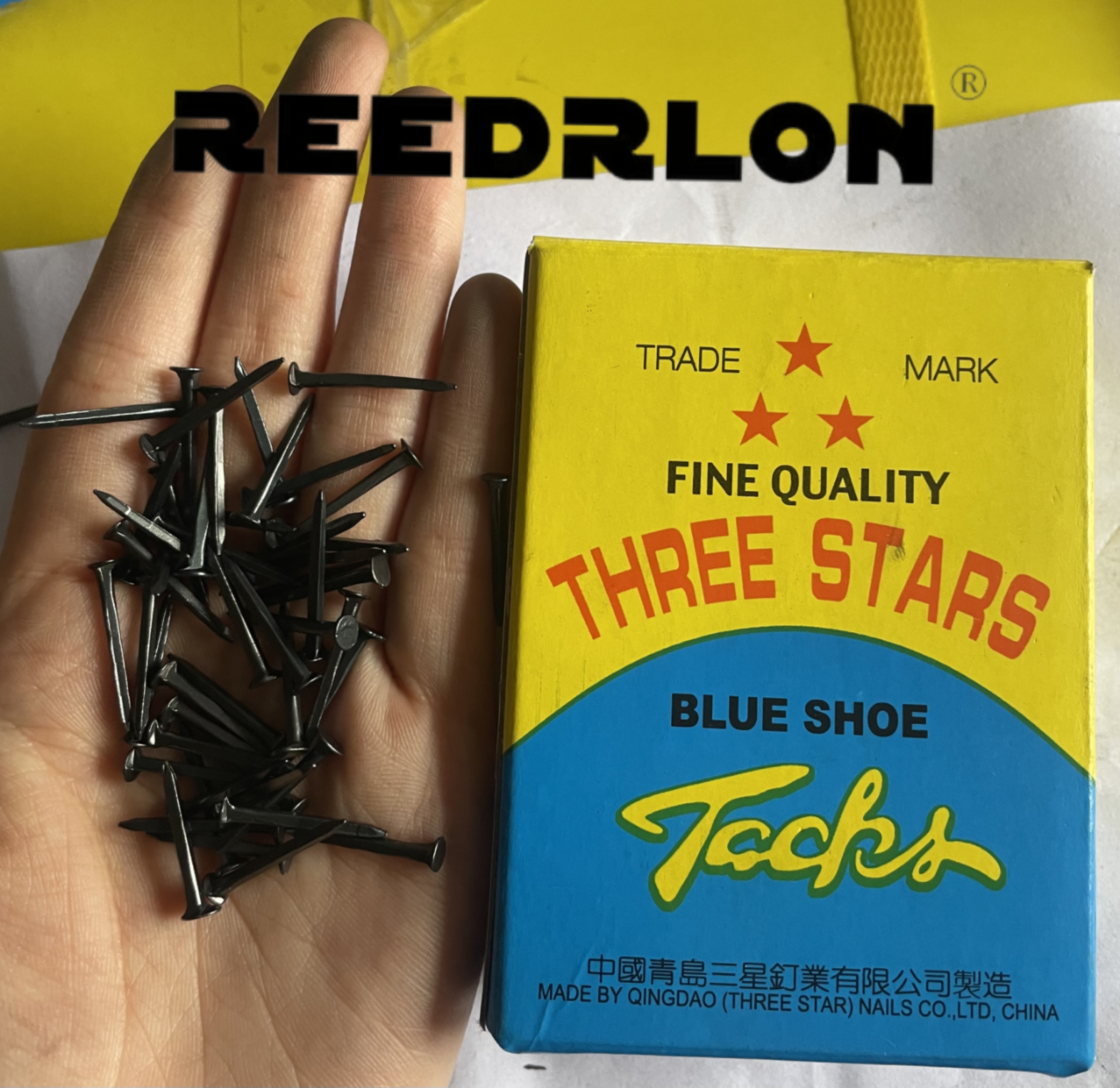 三星鞋钉 烤蓝钉 三星牌Shoe tacks  鞋钉 大头钉  沙发钉  黑钉子