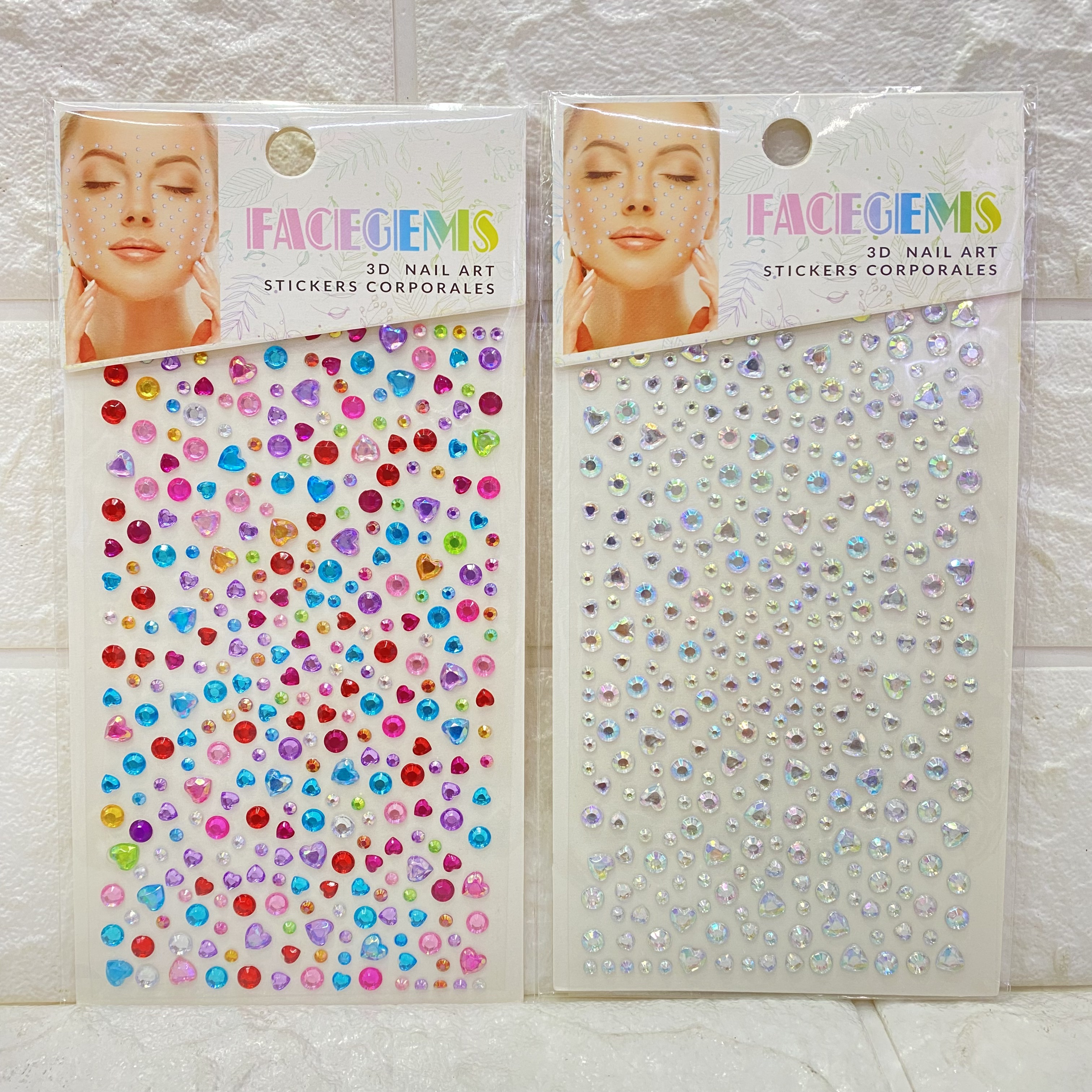 Cheek stickers, face makeup stickers, decorative eye stickers, decorative princess face stickers, diamond stickers, stage performance eye makeup, water diamond stickers Application Scenario