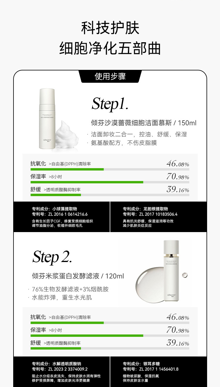 倾芬科技护肤细胞净化套盒详情4