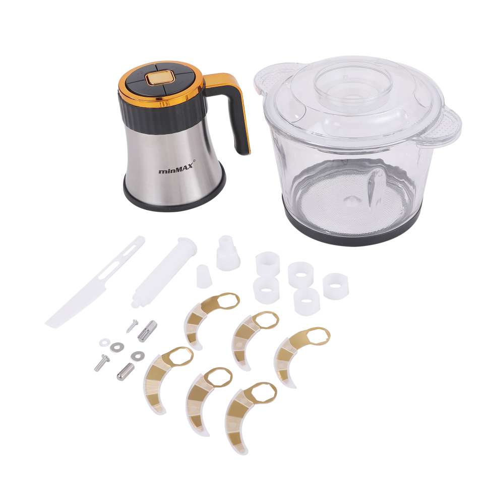 Household appliances, kitchen appliances, meat grinder 777 five-speed copper-clad aluminum motor, glass cup, six-blade golden knife detail image 3
