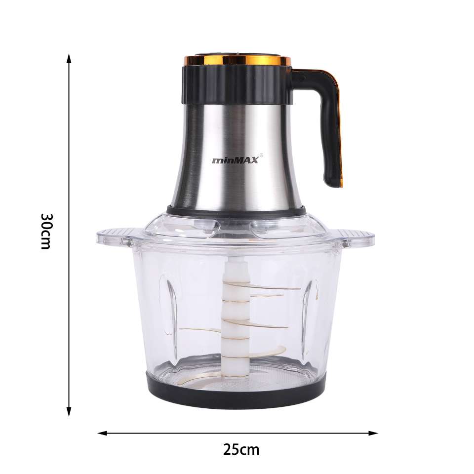 Household appliances, kitchen appliances, meat grinder 777 five-speed copper-clad aluminum motor, glass cup, six-blade golden knife details Picture