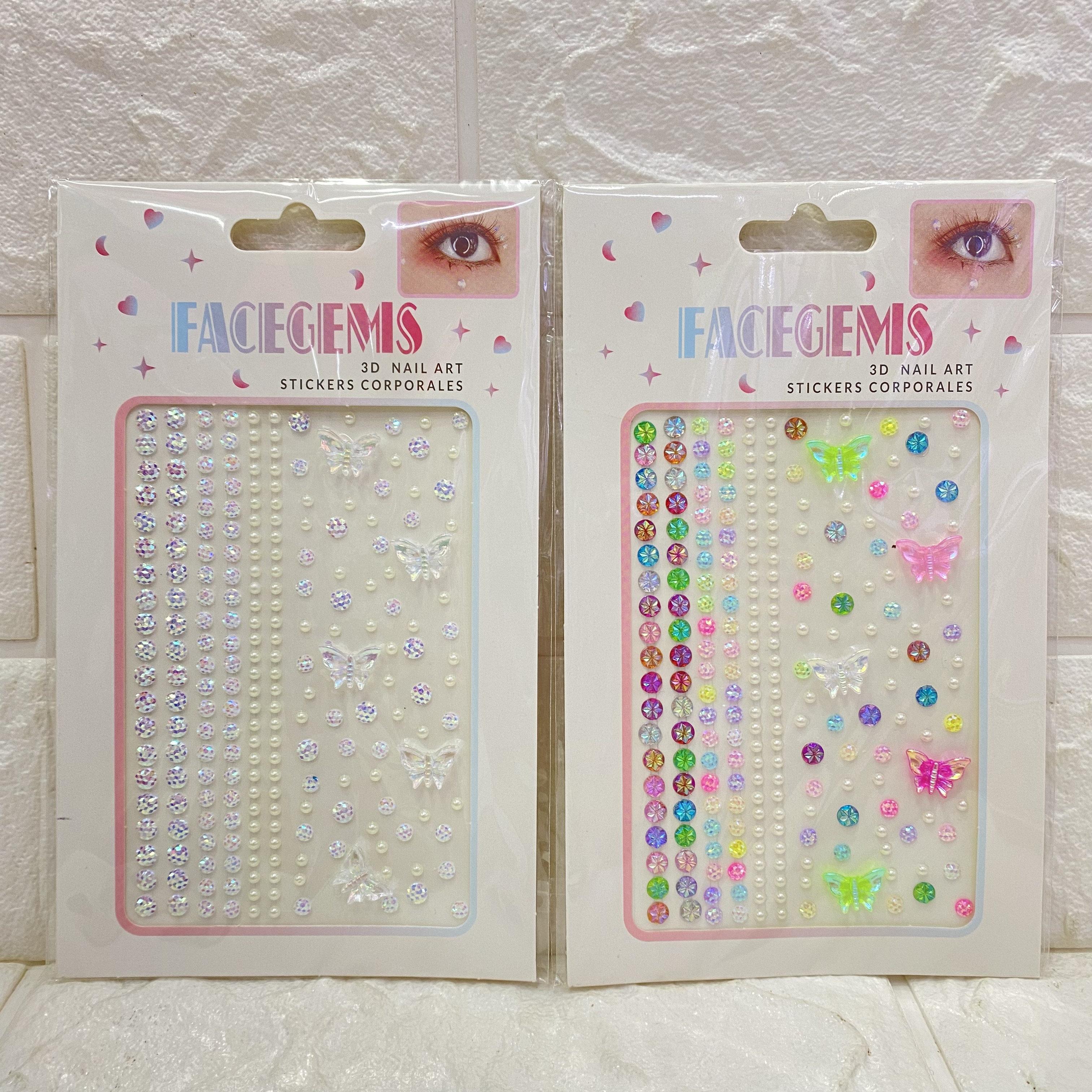 Sparkling cheeks, face stickers, face stickers, girl and princess face stickers, diamond stickers, stage performance eye makeup, water diamond stickers pic 9