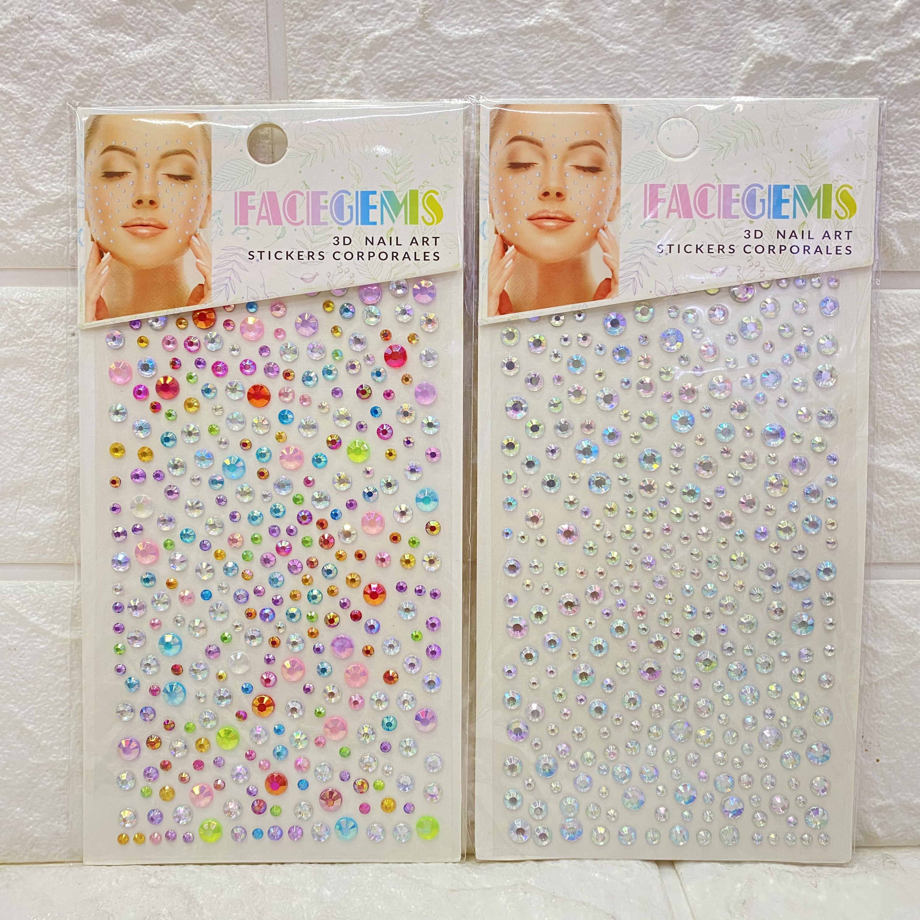 Cheek stickers, face makeup stickers, decorative eye stickers, decorative princess face stickers, diamond stickers, stage performance eye makeup, water diamond stickers details Picture