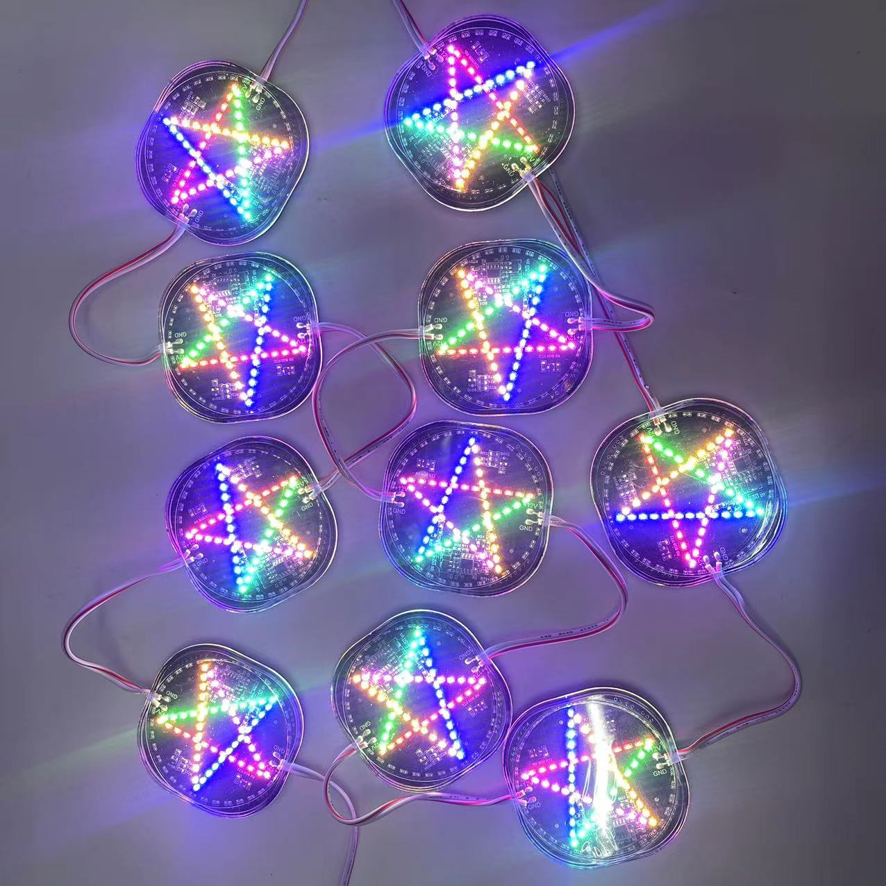 Motorcycle led light, 12V decorative light, color light, multi-mode flash, color light, new type of expression light Application Scenario