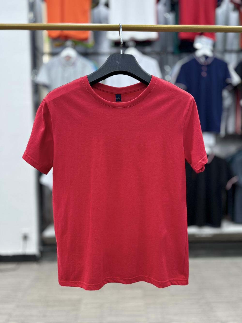 New Round Neck Bottom T-Shirt Clothes Spring And Autumn Simple Comfortable Fashion With Solid Color Top T-Shirt Application Scenario
