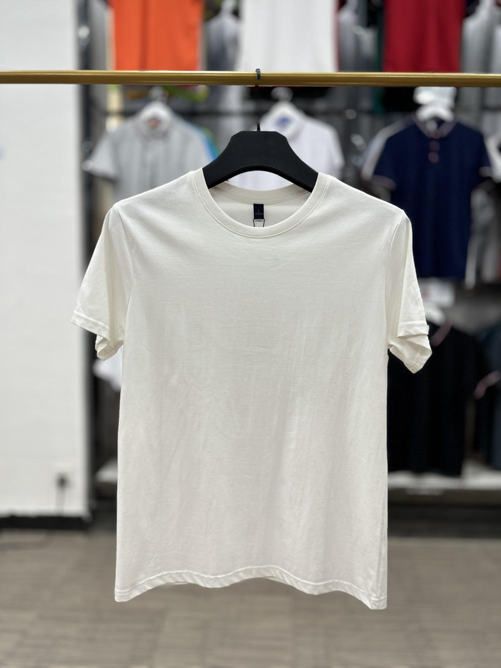 New Round Neck Bottom T-Shirt Clothes Spring And Autumn Simple Comfortable Fashion With Solid Color Top T-Shirt